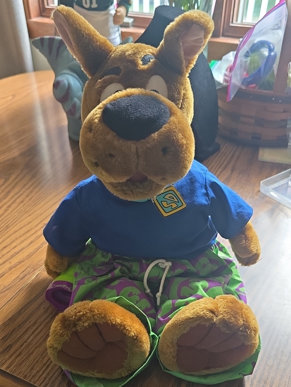 Vintage 1998 Talking Scooby-Doo Plush